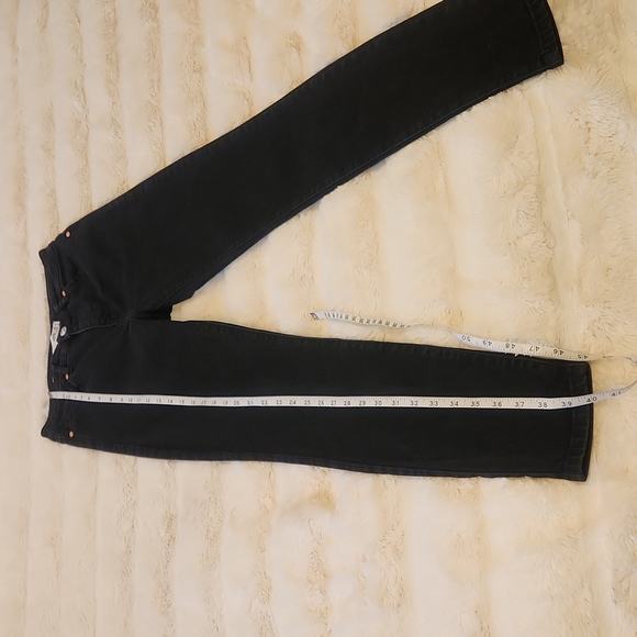 Mango High Rise Skinny Jeans size US 6 black - Picture 13 of 16